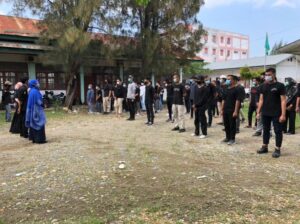 Puluhan Mahasiswa Fakultas Teknik Unmuha Lakukan Baksos di Jantho